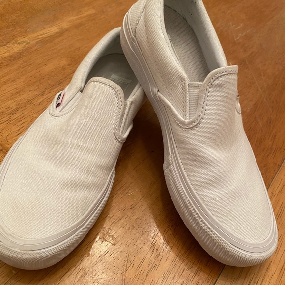 Vans Pro white slip on sneakers  M5, W6.5 unisex - Picture 9 of 16